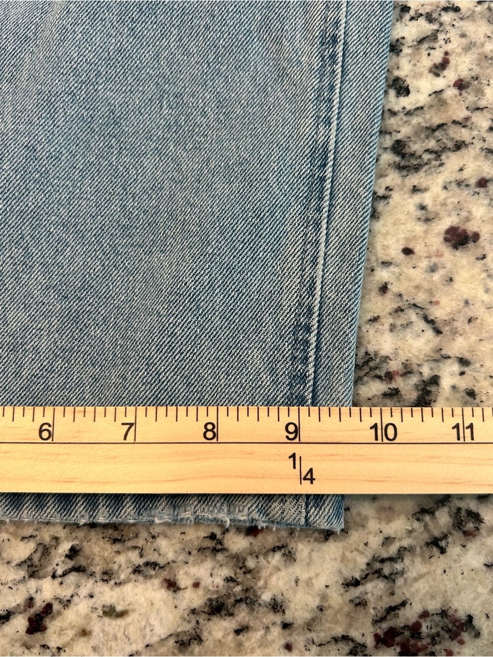 Scoop Baggy Barrel Seamed Light Wash Distressed Wide Leg Women’s Jeans 0 NWT - Picture 14 of 14